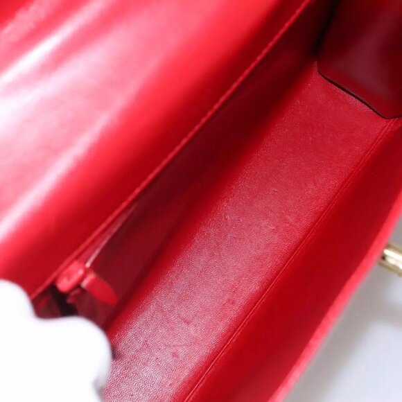 LOUIS VUITTON Epi Opera line Spartan Shoulder Bag Red M63947 LV Auth BA346 - Picture 11 of 16